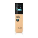 Buy Maybelline New York Fit Me Matte+Poreless Liquid Foundation (With Pump & SPF 22), 120 Classic Ivory, 30ml - Purplle
