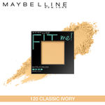 Buy Maybelline New York Fit Me Pressed Powder-120 Classic Ivory (8.5 g) - Purplle