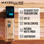 Buy Maybelline New York Fit Me Matte+Poreless Liquid Foundation - Pure Beige 235 (30 ml) - Purplle