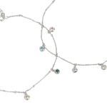 Buy Zavya Set of 2 925 Sterling Silver Anklets- - PAIR ANK-60090-PAIR - Purplle