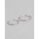 Buy Zavya Women 925 Sterling Silver Couple Finger Rings RNG-40016-CMB - Purplle