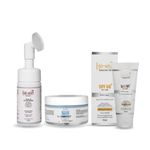 Buy Combo of Fair Wish Botox Cream, Sunscreen Gel with Vitamin C & Zinc - SPF 50 PA+++ & Fair Wish Foaming Face Wash With Glutathione, Collagen & Vitamin C for face Repairing and Brightening for all skin types. - Purplle