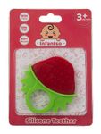 Buy INFANTSO Non-Toxic Food-Grade Silicone Baby Teether, BPA-Free for Pain-Relief Easy Teething, for 2+ Months Babies (Watermelon, Bottle Blu & Strawberry - Purplle