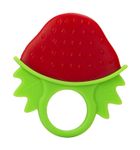 Buy INFANTSO Non-Toxic Food-Grade Silicone Baby Teether, BPA-Free for Pain-Relief Easy Teething, for 2+ Months Babies (Watermelon, Bottle Blu & Strawberry - Purplle
