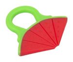 Buy INFANTSO Non-Toxic Food-Grade Silicone Baby Teether, BPA-Free for Pain-Relief Easy Teething, for 2+ Months Babies (Watermelon, Bottle Blu & Strawberry - Purplle