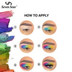 Buy Seven Seas Professional Makeup Artist 54 Color Eyeshadow Natural 48G - Purplle