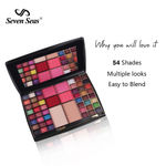 Buy Seven Seas Professional Makeup Artist 54 Color Eyeshadow Natural 48G - Purplle