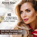 Buy Seven Seas 2 In 1 HD Oil Control Compact Powder Matte Finish (Nude) Compact - Purplle
