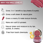 Buy Seven Seas Lips & Cheek Tint With Enriched With Vitamin C Give You a Soft Natural Glow (Hippie Pink) 8G - Purplle