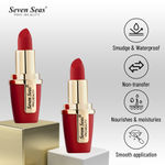 Buy Seven Seas Lip Comfort Velvet Matte Lipstick (Red Matte, 4.2 g) - Purplle