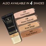 Buy Good Vibes HydraGlow Liquid Foundation with Red Orange Extract - 340 Rose Beige | 8+ Hours Hydration | Natural to Buildable Coverage | Lightweight Comfort | Silky Smooth Finish (30 ml) - Purplle