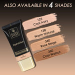 Buy Good Vibes HydraGlow Liquid Foundation with Red Orange Extract - 138 Warm Natural | 8+ Hours Hydration | Natural to Buildable Coverage | Lightweight Comfort | Silky Smooth Finish (30 ml) - Purplle
