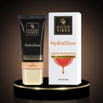 Buy Good Vibes HydraGlow Liquid Foundation (30 ml) - 135 Beige Nude - Purplle