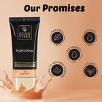 Buy Good Vibes HydraGlow Liquid Foundation (30 ml) - 135 Beige Nude - Purplle
