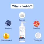 Buy WishCare AHA + BHA Body Lotion for DeTan-10% AHA + 1% Salicylic Acid- Niacinamide, Grapefruit & Blueberry - 200 ml - Purplle