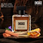 Buy Engage Amber Hues Perfume for Men Long Lasting Smell, Ambery and Warm Fragrance Scent, for Special Occasions, Gift for Men, Free 3ml tester, 100ml - Purplle