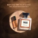 Buy Engage Amber Hues Perfume for Men Long Lasting Smell, Ambery and Warm Fragrance Scent, for Special Occasions, Gift for Men, Free 3ml tester, 100ml - Purplle