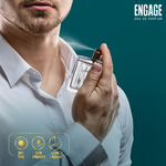 Buy Engage Indigo Skies Perfume for Men Long Lasting Smell, Fresh and Earthy Fragrance Scent, for Everyday Use, Gift for Men, Free Tester with pack, 100ml+3ml - Purplle