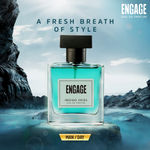 Buy Engage Indigo Skies Perfume for Men Long Lasting Smell, Fresh and Earthy Fragrance Scent, for Everyday Use, Gift for Men, Free Tester with pack,A 100 ml+3 ml - Purplle