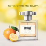 Buy Engage Verona Perfume for Women, Long Lasting Perfume, Citrus and Fruity Fragrance Scent, for Everyday Use, Free Tester with pack, 100ml+3ml - Purplle