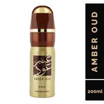 Buy NUSUK Amber Oud & Ana Al Awwal Deodorant For Men & Women Pack of 2 400 ml - Purplle
