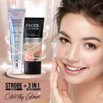 Buy FACES CANADA Strobe Cream - Silver, 30ml | With Shea Butter & Hyaluronic Acid | Intense Hydration | Dewy Skin | Illuminating & Glowing Makeup Base - Purplle