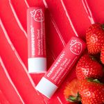 Buy Mamaearth Nourishing Tinted 100% Natural Lip Balm with Vitamin E and Strawberry for Dry & Chapped Lips - 4 g - Purplle