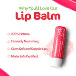 Buy Mamaearth Nourishing Tinted 100% Natural Lip Balm with Vitamin E and Strawberry for Dry & Chapped Lips - 4 g - Purplle