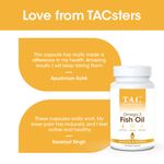 Buy TAC - The Ayurveda Co. Fish Oil Capsules for Strong Joints & Immunity - 60 Softgel Capsules - Purplle