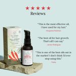 Buy Juicy Chemistry Chilli, Horsetail & Blackseed Hair Oil for Hair Growth & Hair Fall Control, 30 ml - Clinically Tested, 100% Certified Natural for Men and Women - Purplle