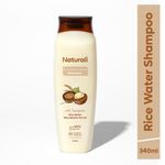 Buy Naturali Strength & Nourish Shampoo with Rice Water & Macadamia Nut oil | Makes Hair Stronger | Paraben and Sulphate Free Shampoo | Natural Shampoo 340 ml - Purplle