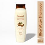 Buy Naturali Strength & Nourish Shampoo with Rice Water & Macadamia Nut oil | Makes Hair Stronger | Paraben and Sulphate Free Shampoo | Natural Shampoo 180 ml - Purplle