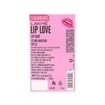 Buy Lakme Lip Love Chapstick SPF 15 - Strawberry - Purplle