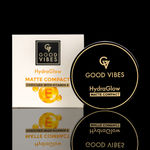 Buy Good Vibes HydraGlow Matte Compact- Natural Tan 02 (9 gm) - Purplle