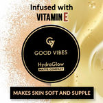 Buy Good Vibes HydraGlow Matte Compact- Natural Tan 02 (9g) - Purplle