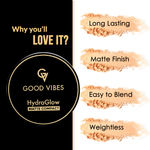 Buy Good Vibes HydraGlow Matte Compact- Beige Buff 03 (9g) - Purplle