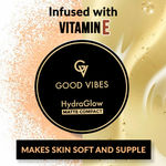 Buy Good Vibes HydraGlow Matte Compact- Beige Buff 03 (9g) - Purplle