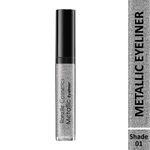 Buy Ronzille shimmer Metallic Glitter Eyeliner Silver - Purplle