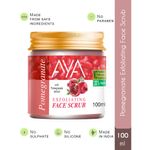 Buy AYA Pomegranate Exfoliating Face Scrub, 100 ml | No Paraben, No Silicone, No Sulphate | - Purplle