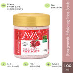 Buy AYA Pomegranate Exfoliating Face Scrub, 100 ml | No Paraben, No Silicone, No Sulphate | - Purplle