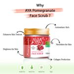 Buy AYA Pomegranate Exfoliating Face Scrub, 100 ml | No Paraben, No Silicone, No Sulphate | - Purplle