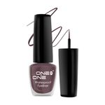 Buy ONE on ONE 24 Hrs Long Lasting & Waterproof Eyeliner, Matte Brown (5 ml) - Purplle