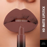 Buy Swiss Beauty HD Matte Lipstick Dark Brown 19 (3.5 g) - Purplle