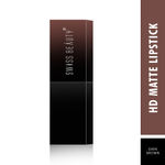 Buy Swiss Beauty HD Matte Lipstick Dark Brown 19 (3.5 g) - Purplle