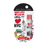 Buy Maybelline New York Baby Lips Loves NYC Tinted Lip Balm for dark & pigmented lips, Broadway Red, 4g - Purplle