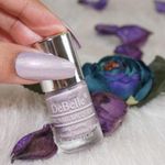 Buy DeBelle Gel Nail Lacquer Awesome Andrea (Metallic Light Purple) - (6 ml) - Purplle