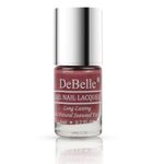 Buy DeBelle Gel Nail Lacquer Classy Chloe (Dark Mauve with Micro Shimmer) - (6 ml) - Purplle