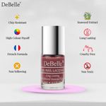 Buy DeBelle Gel Nail Lacquer Classy Chloe (Dark Mauve with Micro Shimmer) - (6 ml) - Purplle