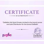 Buy DeBelle Gel Nail Lacquer Classy Chloe (Dark Mauve with Micro Shimmer) - (6 ml) - Purplle