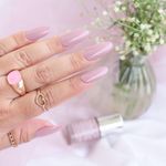 Buy DeBelle Gel Nail Lacquer Blissful Elizabeth (Light Pink Mauve) - (6 ml) - Purplle